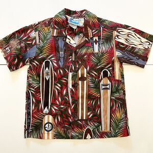 RJC Genuine Hawaiian Floral‎ Button Down Shirt Boys Sz 2T
